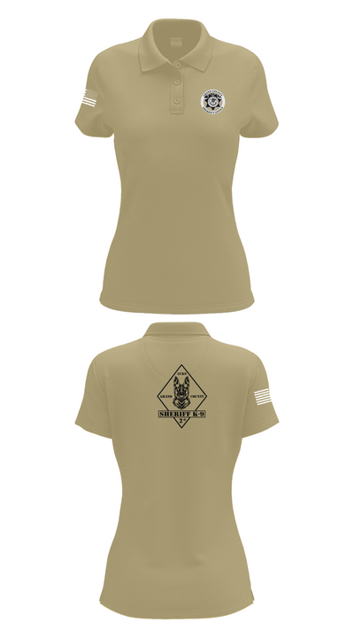 GCSO K9 19813935 Women's Short Sleeve Performance Polo  - 90