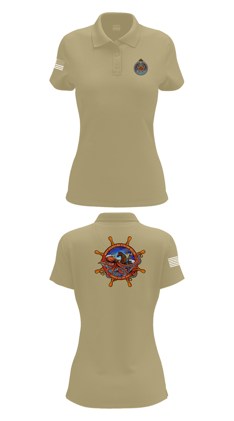 Womens Short Sleeve Performance Polo, Navy Recruiting, , Teamtime, Team time, sublimation, custom sports apparel, team uniforms, spirit wear, spiritwear, sports uniforms, custom shirts, team store, custom team store, fundraiser sports, apparel fundraiser
