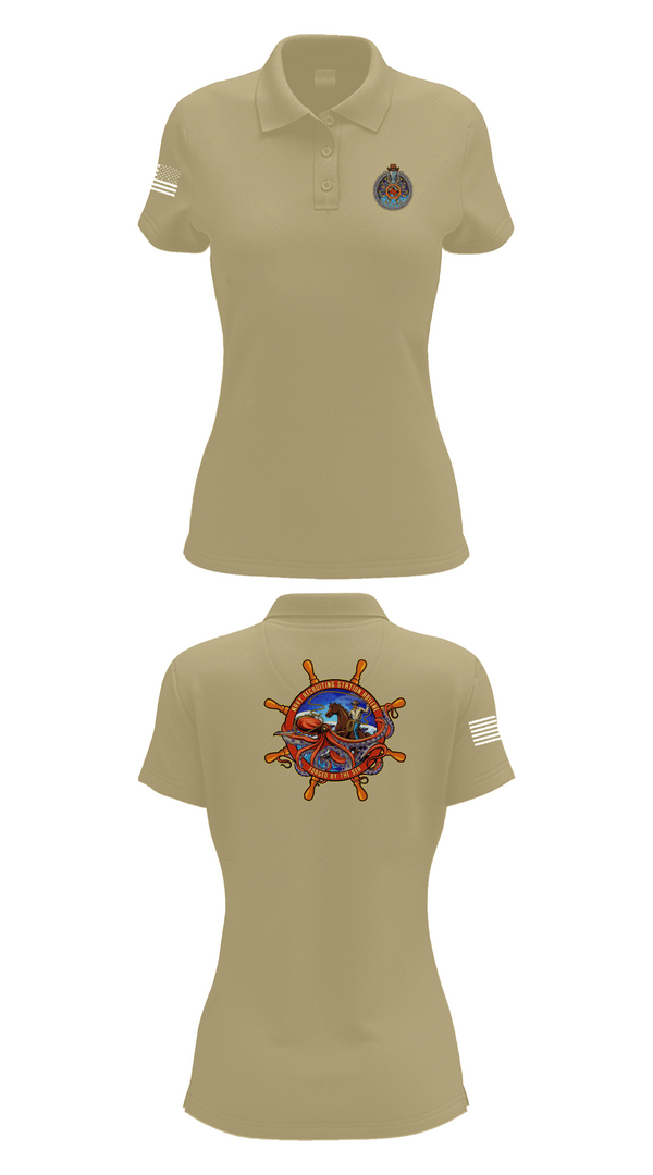 Womens Short Sleeve Performance Polo, Navy Recruiting, , Teamtime, Team time, sublimation, custom sports apparel, team uniforms, spirit wear, spiritwear, sports uniforms, custom shirts, team store, custom team store, fundraiser sports, apparel fundraiser