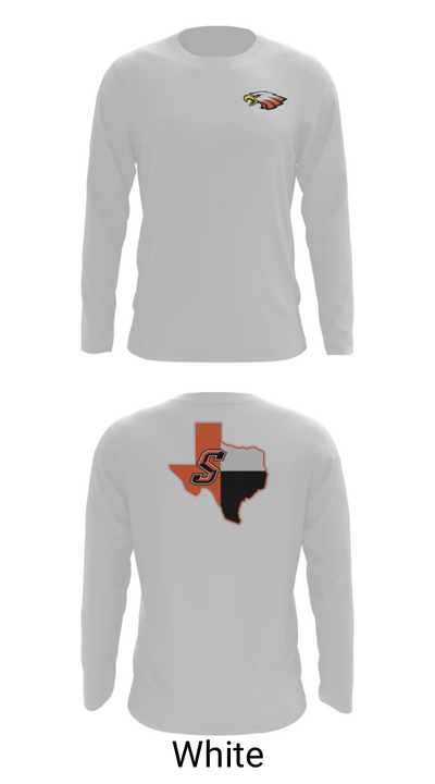 Sanderson High School Football 70828443 Long Sleeve Performance Shirt - 7