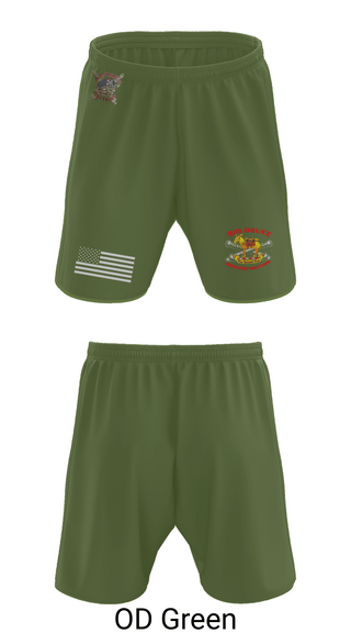 Athletic Shorts With Pockets, Archer Battery 2-2 FA, Army, Teamtime, Team time, sublimation, custom sports apparel, team uniforms, spirit wear, spiritwear, sports uniforms, custom shirts, team store, custom team store, fundraiser sports, apparel fundraiser