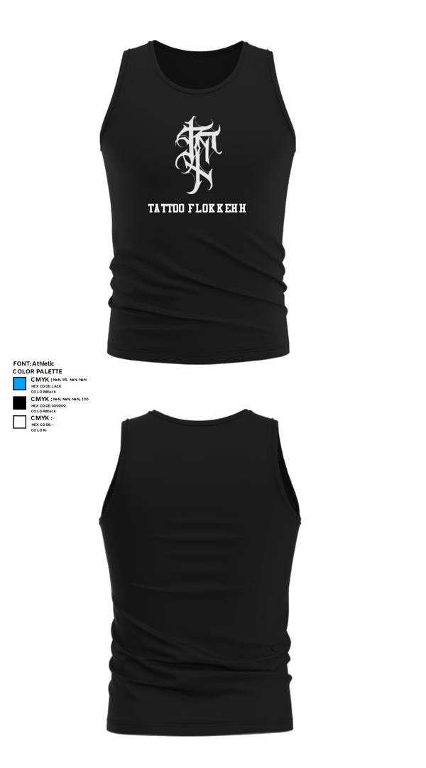 Tank Top, Tattoo flokkehh, , Teamtime, Team time, sublimation, custom sports apparel, team uniforms, spirit wear, spiritwear, sports uniforms, custom shirts, team store, custom team store, fundraiser sports, apparel fundraiser