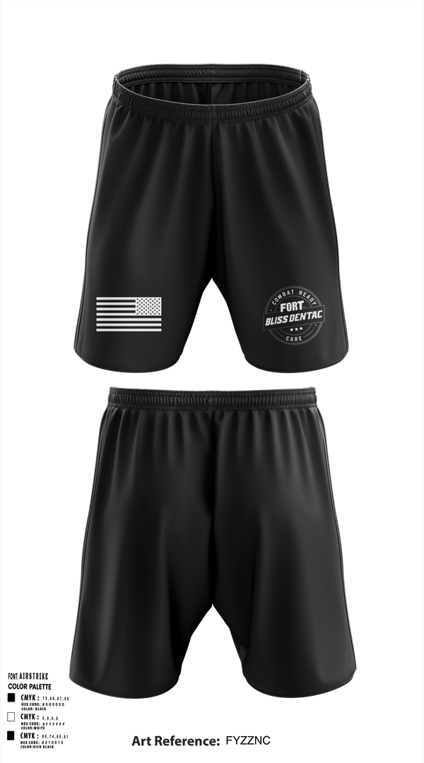 Athletic Shorts With Pockets, Fort Bliss DENTAC, Army, Teamtime, Team time, sublimation, custom sports apparel, team uniforms, spirit wear, spiritwear, sports uniforms, custom shirts, team store, custom team store, fundraiser sports, apparel fundraiser