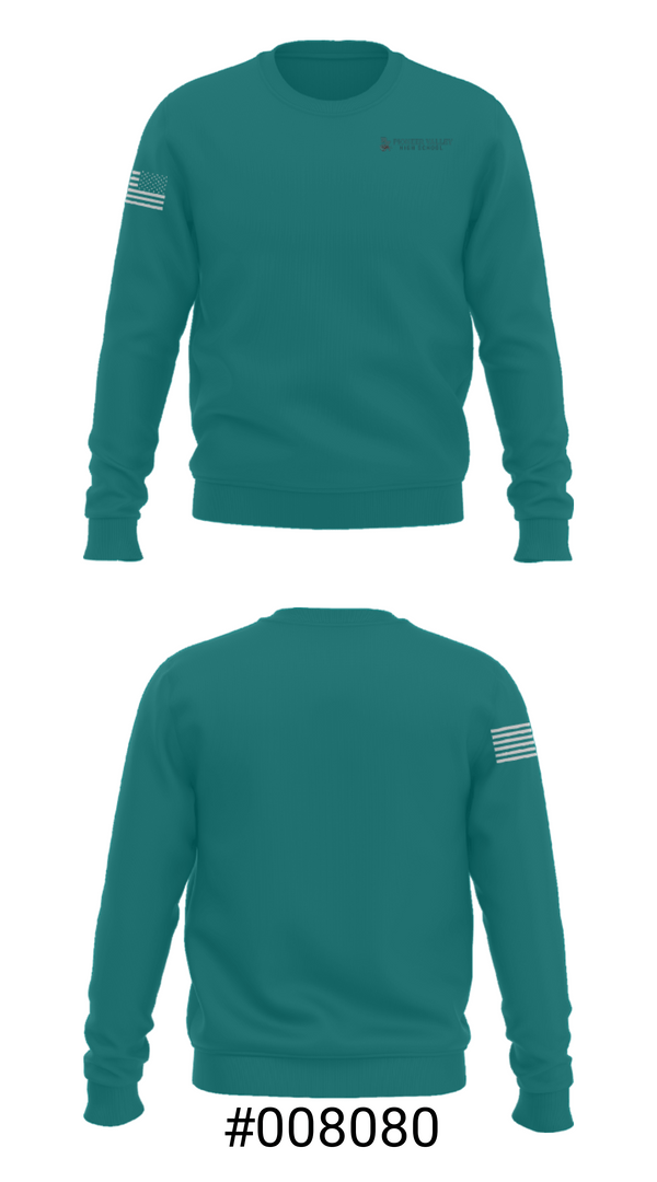 Crew Neck Sweatshirt, Pioneer Valley High School Track and Field, Track & Field, Teamtime, Team time, sublimation, custom sports apparel, team uniforms, spirit wear, spiritwear, sports uniforms, custom shirts, team store, custom team store, fundraiser sports, apparel fundraiser