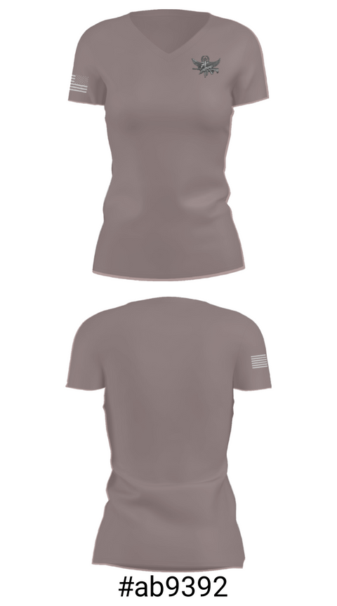 Women's Short Sleeve Vneck Shirt, Joliet Police Special Operations Squad, Police, Teamtime, Team time, sublimation, custom sports apparel, team uniforms, spirit wear, spiritwear, sports uniforms, custom shirts, team store, custom team store, fundraiser sports, apparel fundraiser