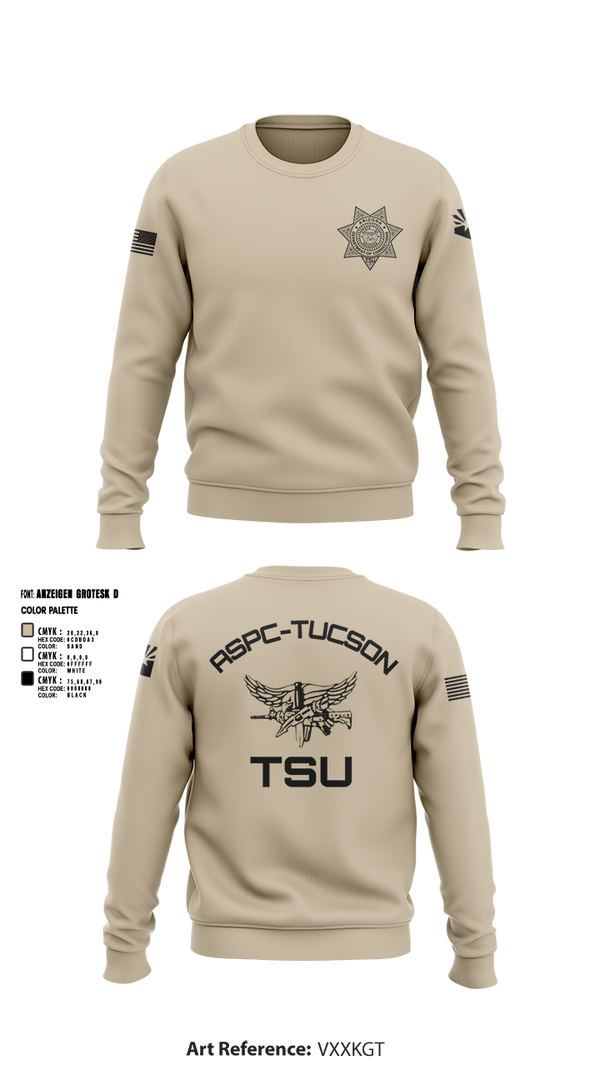 Crew Neck Sweatshirt, TSU, Police, Teamtime, Team time, sublimation, custom sports apparel, team uniforms, spirit wear, spiritwear, sports uniforms, custom shirts, team store, custom team store, fundraiser sports, apparel fundraiser