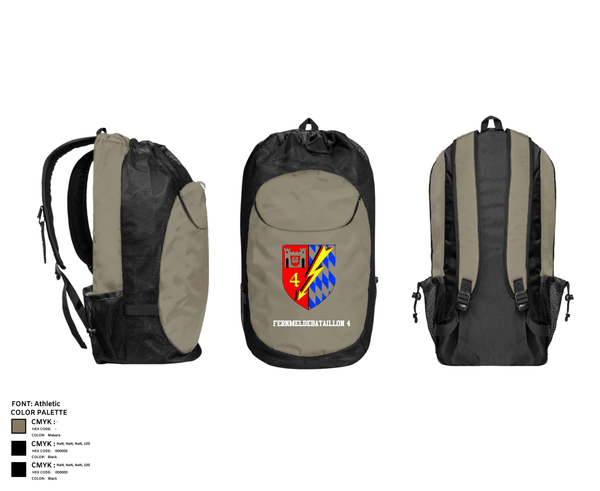 Gear Bag, Fernmeldebataillon 4, Army, Teamtime, Team time, sublimation, custom sports apparel, team uniforms, spirit wear, spiritwear, sports uniforms, custom shirts, team store, custom team store, fundraiser sports, apparel fundraiser