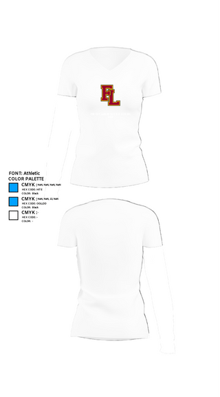 Womens Short Sleeve Vneck Shirt, Forest Lake Area High School Golf, Golf, Teamtime, Team time, sublimation, custom sports apparel, team uniforms, spirit wear, spiritwear, sports uniforms, custom shirts, team store, custom team store, fundraiser sports, apparel fundraiser