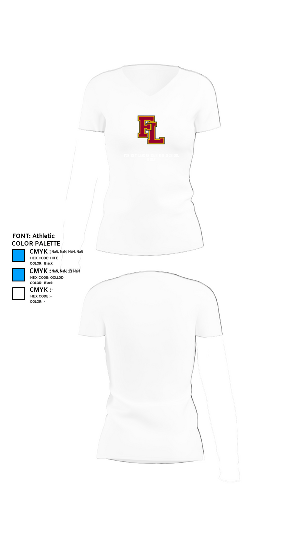 Womens Short Sleeve Vneck Shirt, Forest Lake Area High School Golf, Golf, Teamtime, Team time, sublimation, custom sports apparel, team uniforms, spirit wear, spiritwear, sports uniforms, custom shirts, team store, custom team store, fundraiser sports, apparel fundraiser