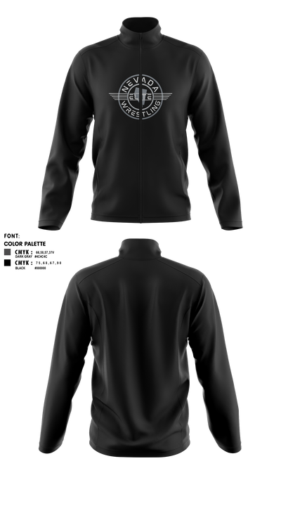 Nevada Elite Wrestling Fleece Jacket - 1