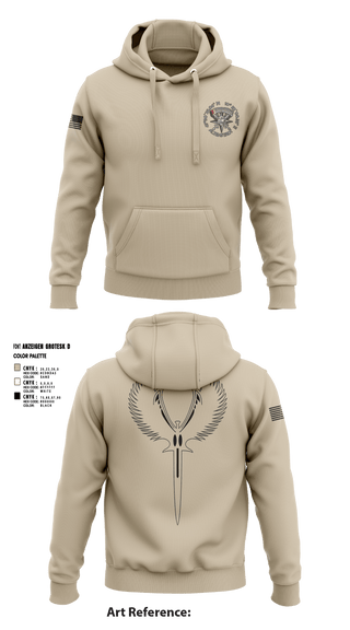 Hoodie, XI. Inspektion, Army, Teamtime, Team time, sublimation, custom sports apparel, team uniforms, spirit wear, spiritwear, sports uniforms, custom shirts, team store, custom team store, fundraiser sports, apparel fundraiser