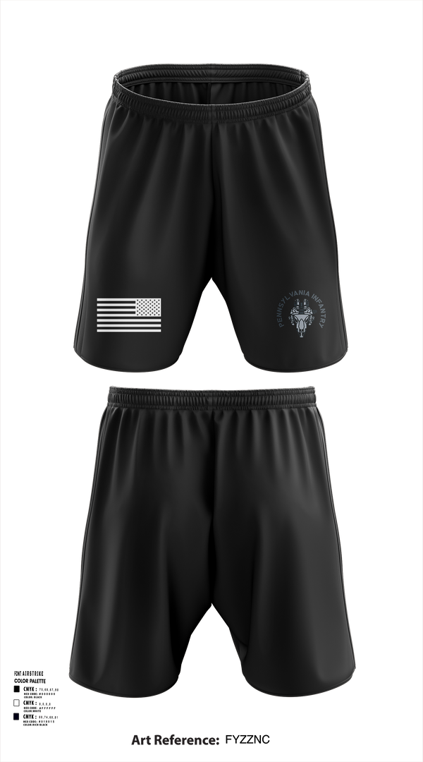Athletic Shorts With Pockets, 1-112 INF Assassins, , Teamtime, Team time, sublimation, custom sports apparel, team uniforms, spirit wear, spiritwear, sports uniforms, custom shirts, team store, custom team store, fundraiser sports, apparel fundraiser