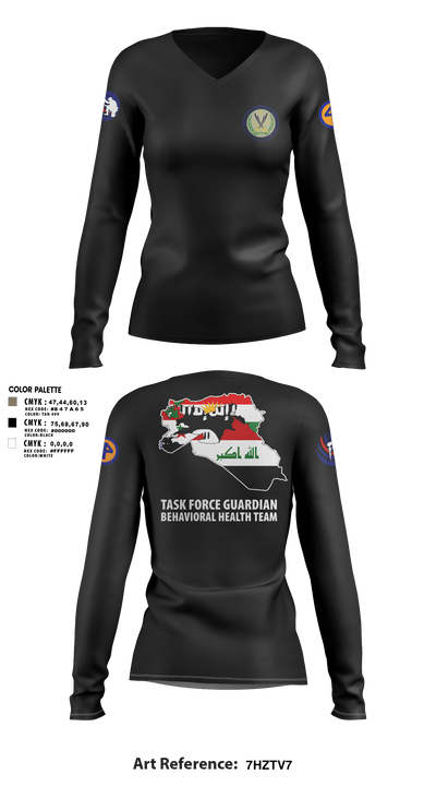 44th ICBT 60779242 Women's Long Sleeve V-neck Shirt - 111