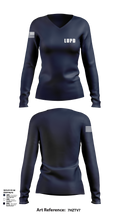 LUPD 72551816 Women's Long Sleeve V-neck Shirt - 15