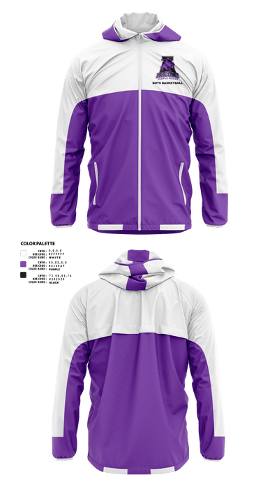 Arcola Senior High School Basketball 21320471 Windbreaker - 2