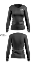 undefined Women's Long Sleeve V-neck Shirt - 4