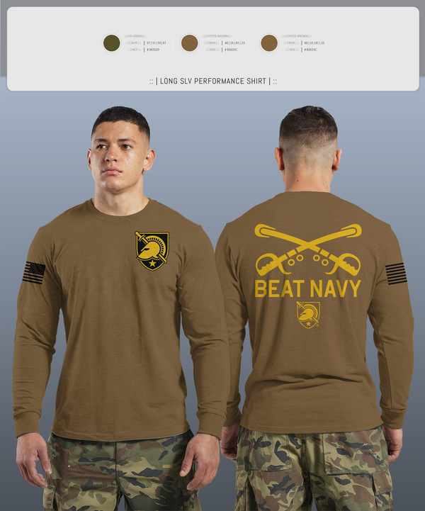Long Sleeve Performance Shirt, HORNET BATTALION, Army, Teamtime, Team time, sublimation, custom sports apparel, team uniforms, spirit wear, spiritwear, sports uniforms, custom shirts, team store, custom team store, fundraiser sports, apparel fundraiser