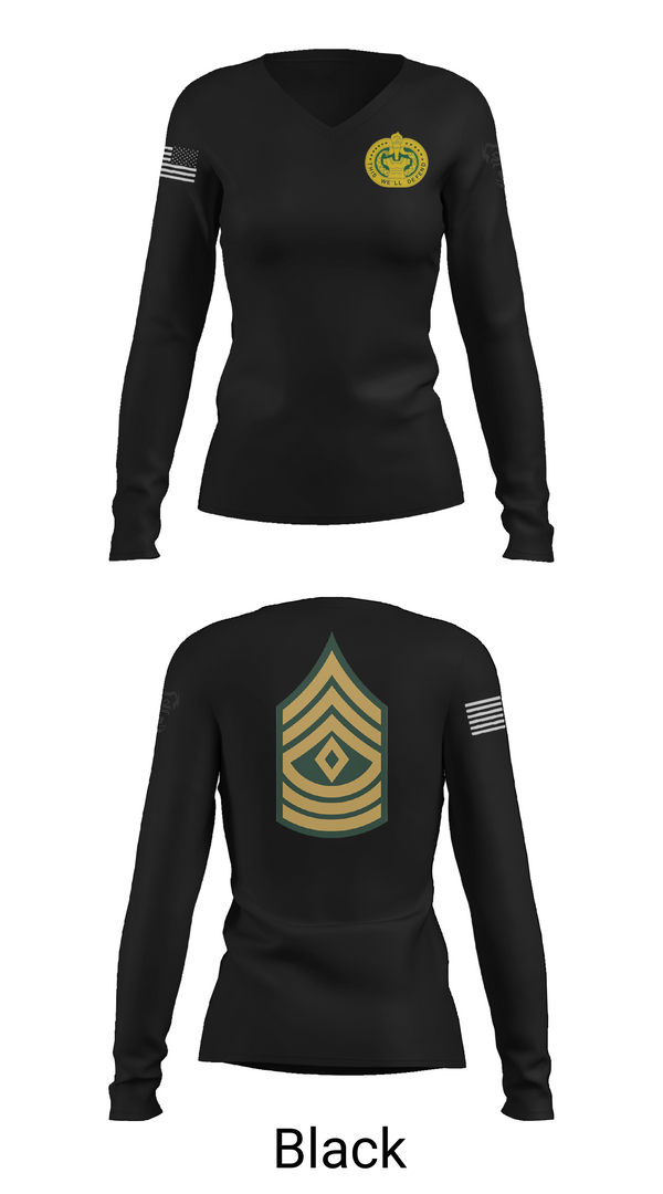 Womens Long Sleeve Vneck Shirt, 82nd ABN div, , Teamtime, Team time, sublimation, custom sports apparel, team uniforms, spirit wear, spiritwear, sports uniforms, custom shirts, team store, custom team store, fundraiser sports, apparel fundraiser