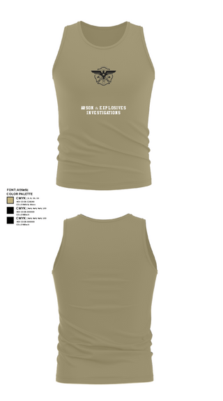 Tank Top, Arson & Explosives Investigations, Police, Teamtime, Team time, sublimation, custom sports apparel, team uniforms, spirit wear, spiritwear, sports uniforms, custom shirts, team store, custom team store, fundraiser sports, apparel fundraiser
