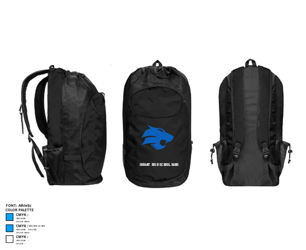 Gear Bag, Durant High School Band, Spirit Store, Teamtime, Team time, sublimation, custom sports apparel, team uniforms, spirit wear, spiritwear, sports uniforms, custom shirts, team store, custom team store, fundraiser sports, apparel fundraiser
