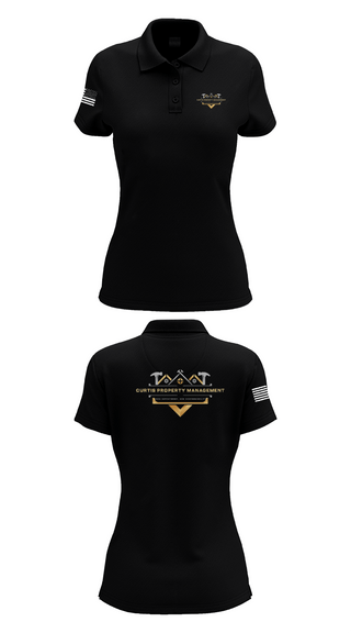 Womens Short Sleeve Performance Polo, Curtis Property Management, , Teamtime, Team time, sublimation, custom sports apparel, team uniforms, spirit wear, spiritwear, sports uniforms, custom shirts, team store, custom team store, fundraiser sports, apparel fundraiser