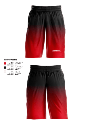 Mens Basketball Shorts, Allatoona, Men's Basketball, Teamtime, Team time, sublimation, custom sports apparel, team uniforms, spirit wear, spiritwear, sports uniforms, custom shirts, team store, custom team store, fundraiser sports, apparel fundraiser