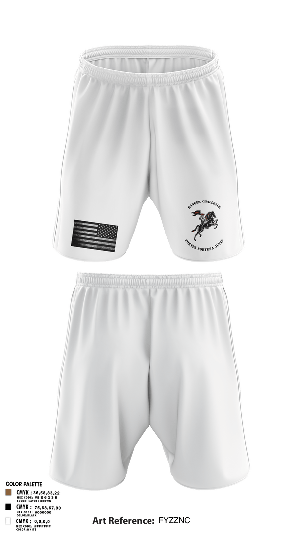 Athletic Shorts With Pockets, Ranger Challenge, , Teamtime, Team time, sublimation, custom sports apparel, team uniforms, spirit wear, spiritwear, sports uniforms, custom shirts, team store, custom team store, fundraiser sports, apparel fundraiser