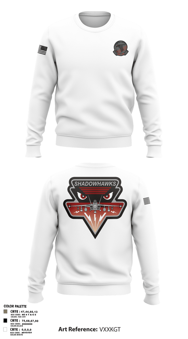 Crew Neck Sweatshirt, VAQ-141, Navy, Teamtime, Team time, sublimation, custom sports apparel, team uniforms, spirit wear, spiritwear, sports uniforms, custom shirts, team store, custom team store, fundraiser sports, apparel fundraiser