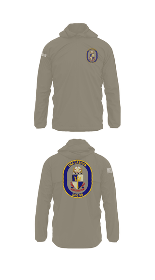 Windbreaker, USS LABOON - DDG 58, Navy, Teamtime, Team time, sublimation, custom sports apparel, team uniforms, spirit wear, spiritwear, sports uniforms, custom shirts, team store, custom team store, fundraiser sports, apparel fundraiser