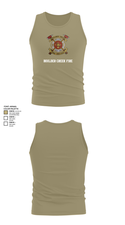 Boulder creek fire 92680239 Tank Top - 99