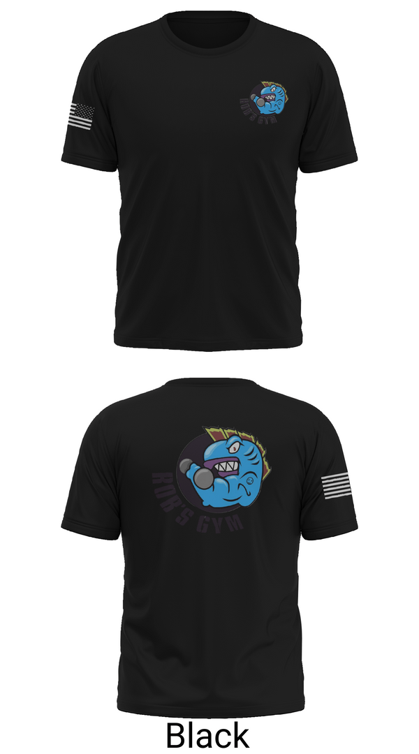 Short Sleeve Performance Shirt, Robs Gym, Wrestling, Teamtime, Team time, sublimation, custom sports apparel, team uniforms, spirit wear, spiritwear, sports uniforms, custom shirts, team store, custom team store, fundraiser sports, apparel fundraiser