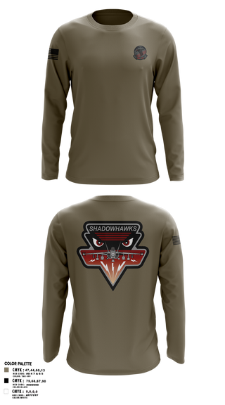 Long Sleeve Performance Shirt, VAQ-141, Navy, Teamtime, Team time, sublimation, custom sports apparel, team uniforms, spirit wear, spiritwear, sports uniforms, custom shirts, team store, custom team store, fundraiser sports, apparel fundraiser