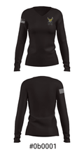 Midland Community High School Softball 56589976 Women's Long Sleeve V-neck Shirt - 20