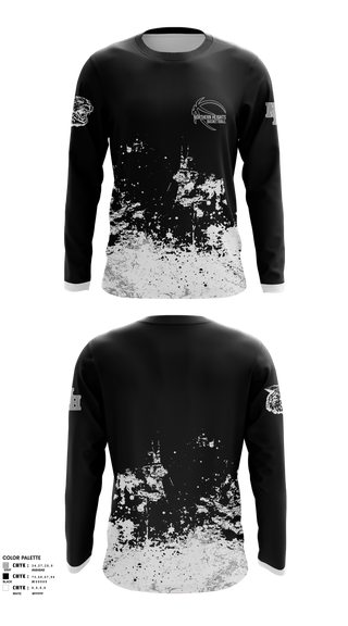 Long Sleeve Performance Shirt, Northern Heights High School Basketball, Men's Basketball, Teamtime, Team time, sublimation, custom sports apparel, team uniforms, spirit wear, spiritwear, sports uniforms, custom shirts, team store, custom team store, fundraiser sports, apparel fundraiser