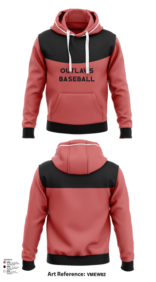 Hoodie, Outlaws, Baseball, Teamtime, Team time, sublimation, custom sports apparel, team uniforms, spirit wear, spiritwear, sports uniforms, custom shirts, team store, custom team store, fundraiser sports, apparel fundraiser
