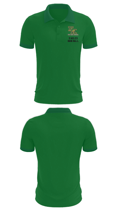 Eagles Baseball 80165922 Short Sleeve Performance Polo - 26