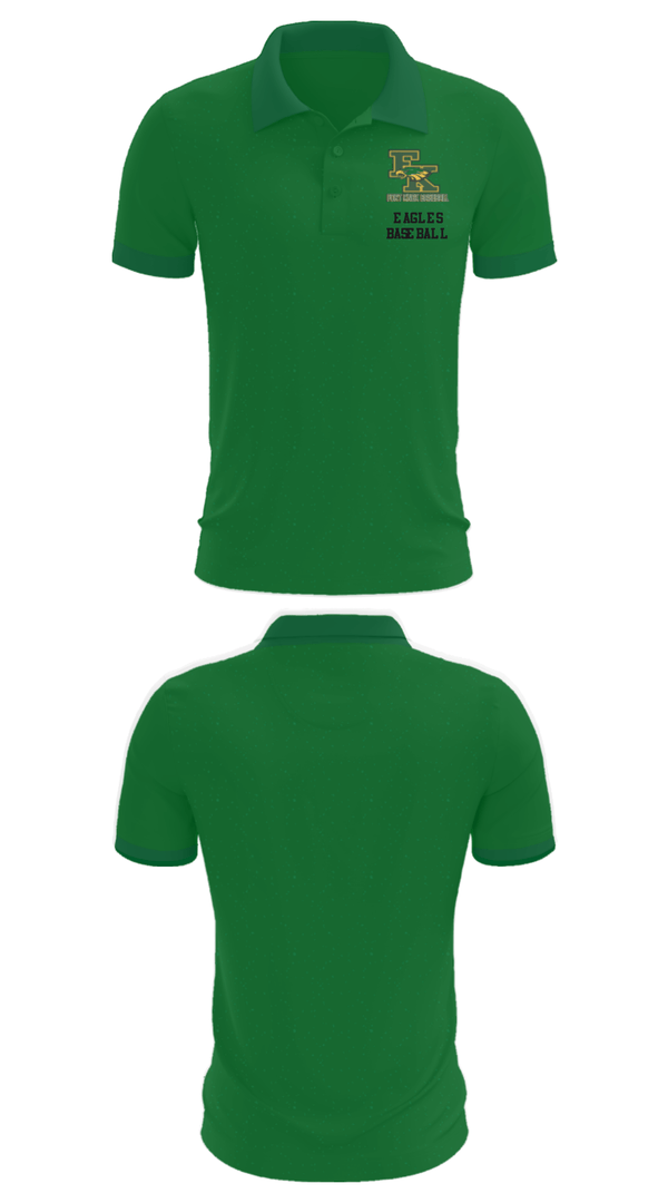 Short Sleeve Performance Polo, Eagles Baseball, Baseball, Teamtime, Team time, sublimation, custom sports apparel, team uniforms, spirit wear, spiritwear, sports uniforms, custom shirts, team store, custom team store, fundraiser sports, apparel fundraiser