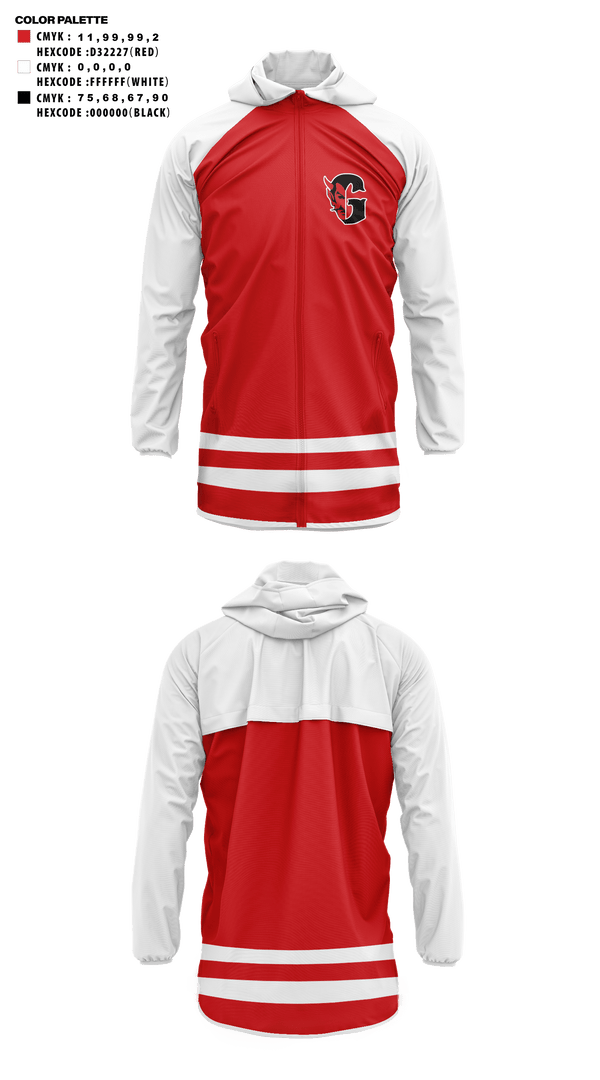 Windbreaker, Glenwood Springs High School Cheer, Cheer, Teamtime, Team time, sublimation, custom sports apparel, team uniforms, spirit wear, spiritwear, sports uniforms, custom shirts, team store, custom team store, fundraiser sports, apparel fundraiser