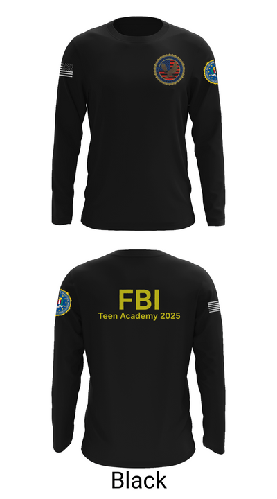 FBI Citizens Academy 38142590 Long Sleeve Performance Shirt 26