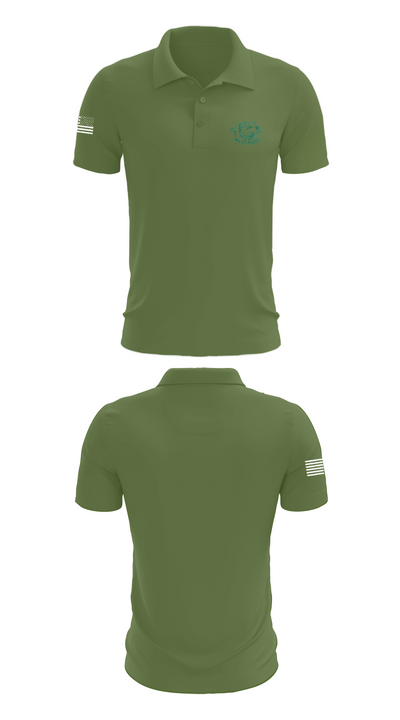 Wayland Union Middle School Wrestling 74603819 Short Sleeve Performance Polo - 19