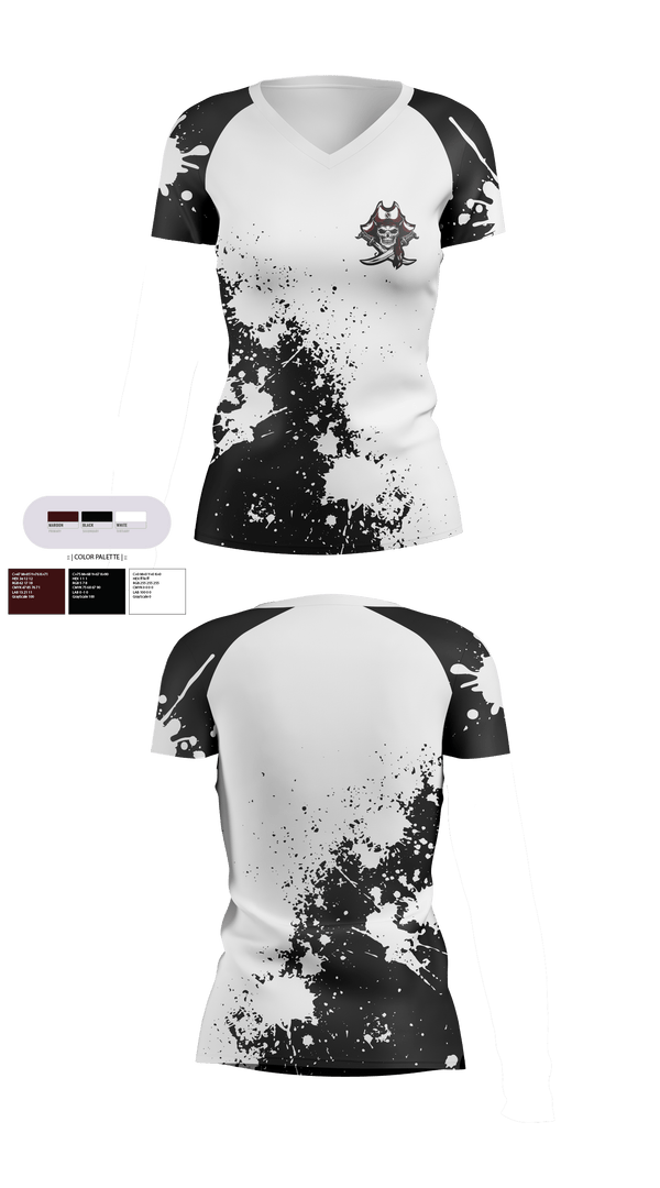Womens Short Sleeve Vneck Shirt, Mankato Area Youth Baseball Association, Baseball, Teamtime, Team time, sublimation, custom sports apparel, team uniforms, spirit wear, spiritwear, sports uniforms, custom shirts, team store, custom team store, fundraiser sports, apparel fundraiser