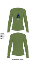 4-31 infantry battalion hotel company 62387368 Women's Long Sleeve V-neck Shirt -1 42