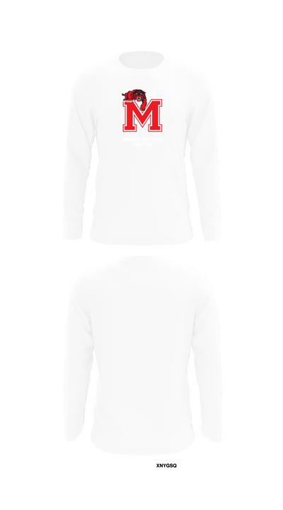 Morrison High School Basketball 96514164 Long Sleeve Performance Shirt - 8