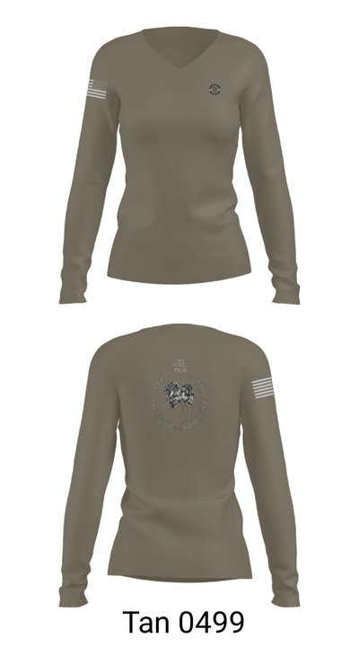 Fernspäh 43624200 Women's Long Sleeve V-neck Shirt - 77