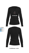 PARS FROM MARS 57379253 Women's Long Sleeve V-neck Shirt - 34