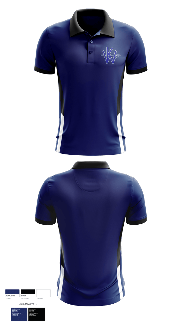 Short Sleeve Performance Polo, Ketchum Warriors, Football, Teamtime, Team time, sublimation, custom sports apparel, team uniforms, spirit wear, spiritwear, sports uniforms, custom shirts, team store, custom team store, fundraiser sports, apparel fundraiser