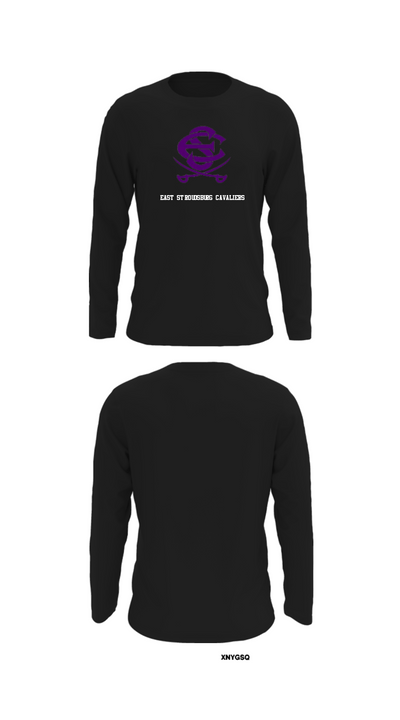East Stroudsburg Cavaliers 35860494 Long Sleeve Performance Shirt - 27