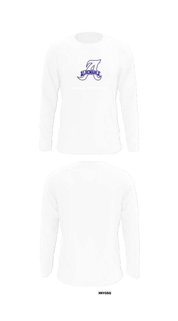 Long Sleeve Performance Shirt, Albemarle Youth Football, Football, Teamtime, Team time, sublimation, custom sports apparel, team uniforms, spirit wear, spiritwear, sports uniforms, custom shirts, team store, custom team store, fundraiser sports, apparel fundraiser