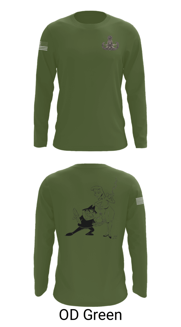 Long Sleeve Performance Shirt, 18th EOD Det, Army, Teamtime, Team time, sublimation, custom sports apparel, team uniforms, spirit wear, spiritwear, sports uniforms, custom shirts, team store, custom team store, fundraiser sports, apparel fundraiser
