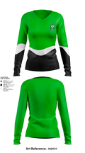 Invermay School 5699613 Women's Long Sleeve V-neck Shirt - 1
